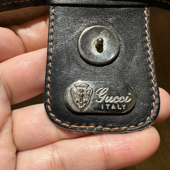 Gucci Brown Monogram Tote Bag - Picture 8 of 17